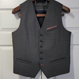 Ted Baker London Sample Cotton Waistcoat Size 4